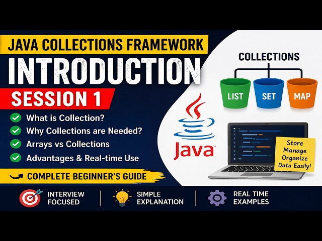 Java Collections Part 1 | Java Collection Framework Introduction | Why Collections required in Java