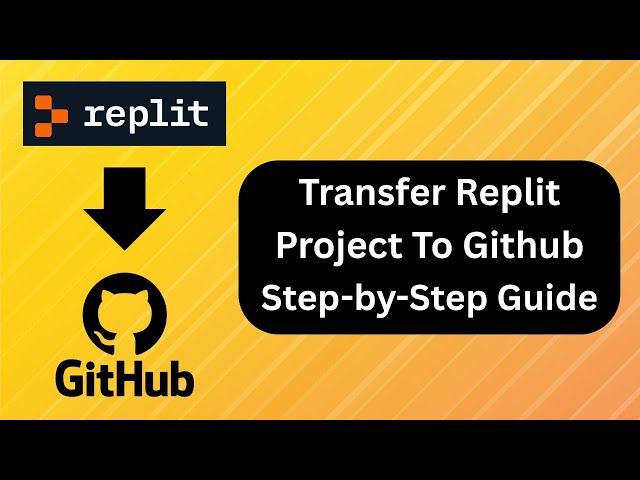 Replit Project Transfer to GitHub | Complete Step-by-Step Guide