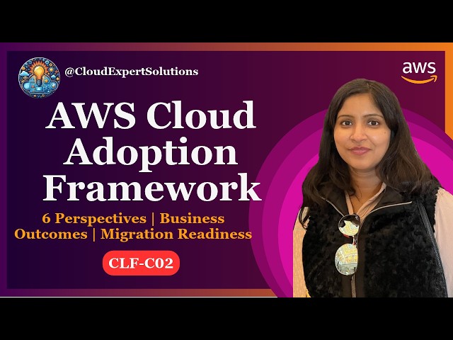 AWS Cloud Adoption Framework Explained | 6 Perspectives & 4 Transformation Phases | CLF-C02 2026