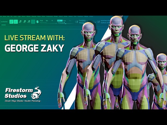 Sculpting Stylized Characters with George Zaky | Live Stream Day 2
