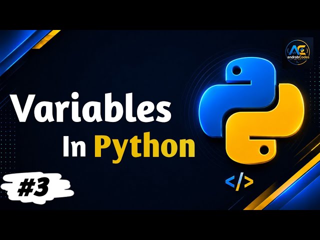 Variables in Python Explained | Data Types, Naming Rules & Memory | Python Complete Course #3