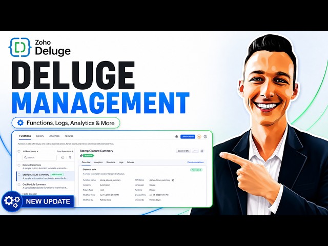 BIG Updates to Zoho Deluge Management in Zoho CRM