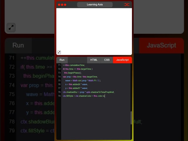 Hexagon Particles | HTML CSS JavaScript