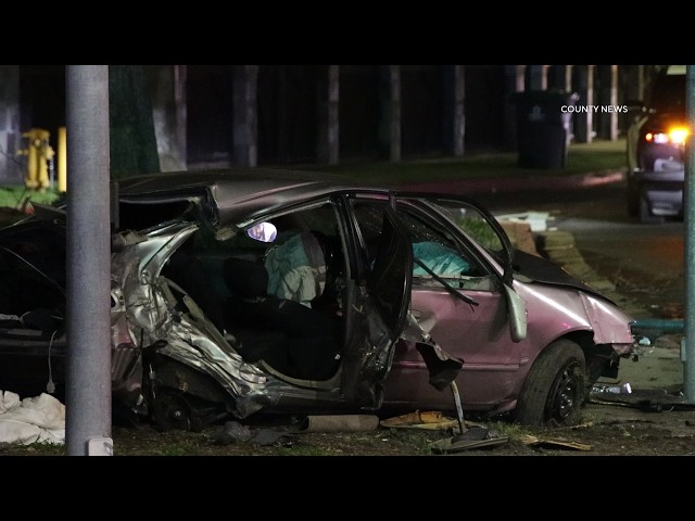 Reckless Vehicle Crashes Killing One, Injuring Another | Garden Grove, CA