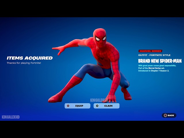 How To Get Spider-Man Brand New Day Skin FREE In Fortnite! (Unlocked LEGO Spider-Man Style)