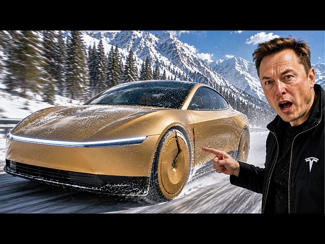 Cybercab Winter Test FINALLY Revealed: Wheel Snaps, 219-HP Motor Untouched!