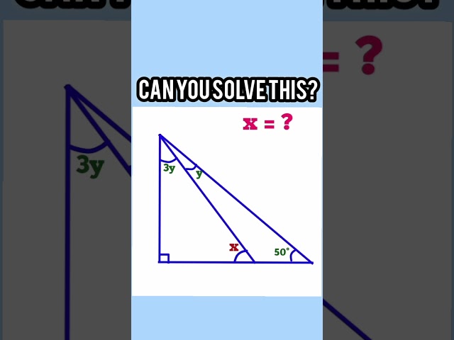 Can you solve this before the time runs out? #YouTubeShorts#Shorts#Reels#TikTokMath#EducationalShort