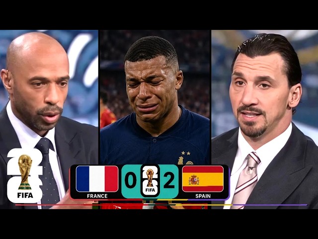 Mbappé Humiliated as Spain Crushes France 2–0 | France 0-2 Spain | Zlatan & Thierry Henry REACT