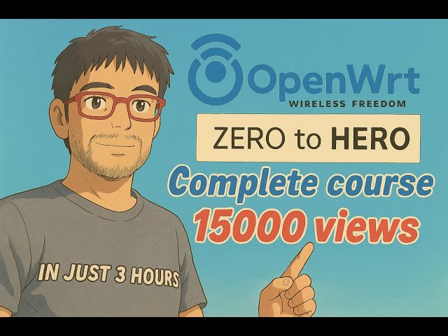 27d OpenWRT Complete Course become ZERO to HERO in just 3 Hours #education #openwrt #training
