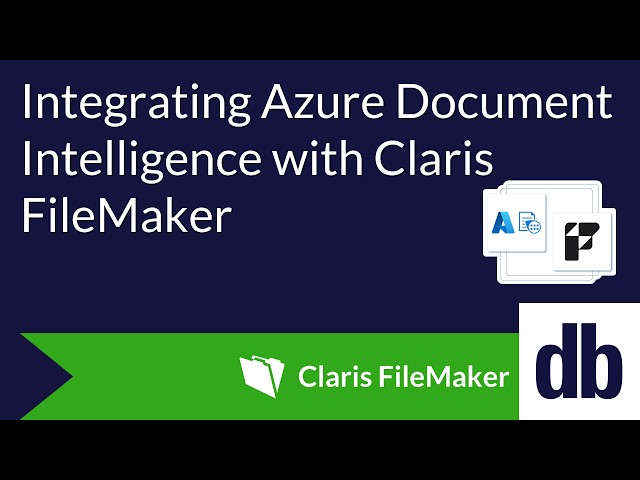 How to Use Azure Document Intelligence in FileMaker