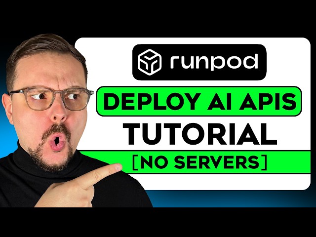 Runpod Tutorial - 2026 | How to Deploy AI APIs Without Servers (Skip DevOps)