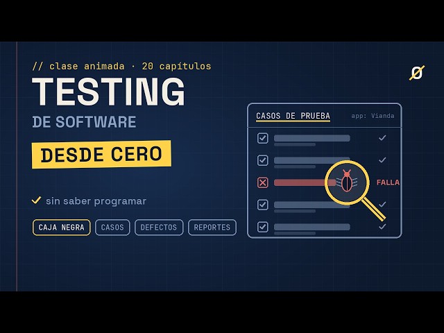 Aprendé Testing de Software desde Cero — Curso Completo con Ejemplos Reales
