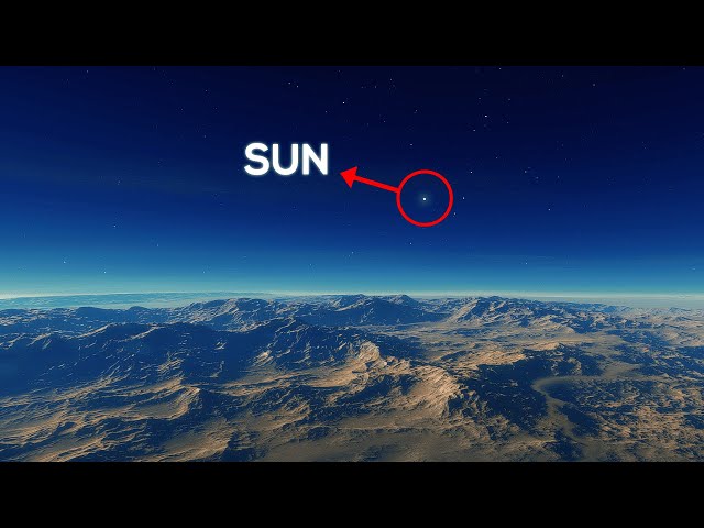 What the Sun Looks Like From Different Places in the Universe (Simulation)