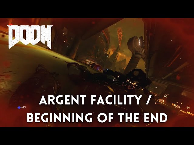 DOOM (2016) - Walkthrough 2K 60FPS HDR - Argent Facility / Beginning of the End