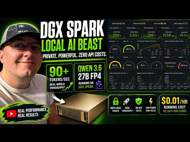 I Bought an NVIDIA DGX Spark... Here's What It Actually Does (90+ Tokens/sec)