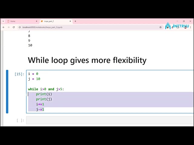Loops in Python Part 2 | While Loop & Loop Control Statements #pythonloops #pythontutorial  #python