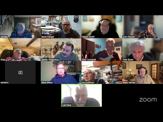 Stunt Hangar's Zoom Meeting