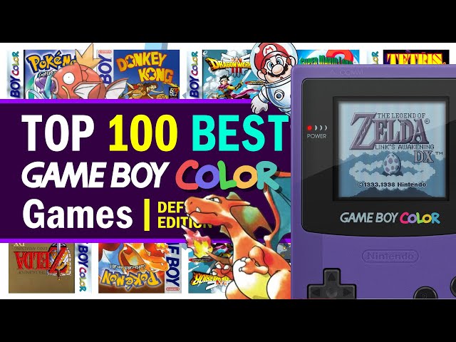 Top 100 Best Game Boy Color Games of All Time | Definitive Edition