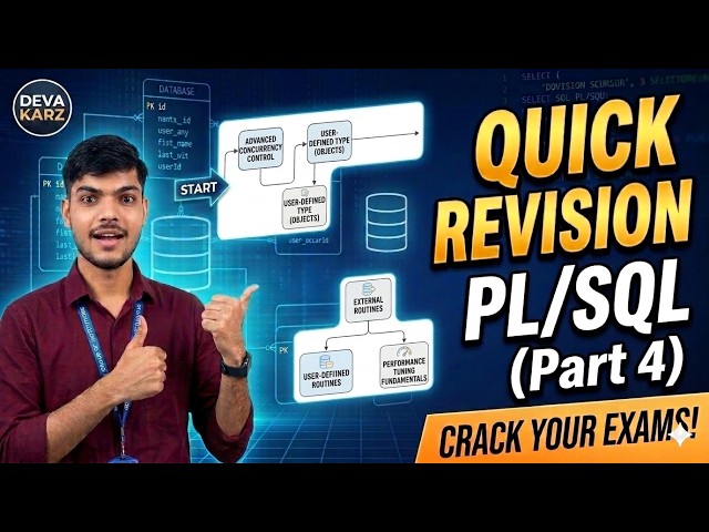 PL/SQL Quick Revision Part 4 | CURSOR🎯