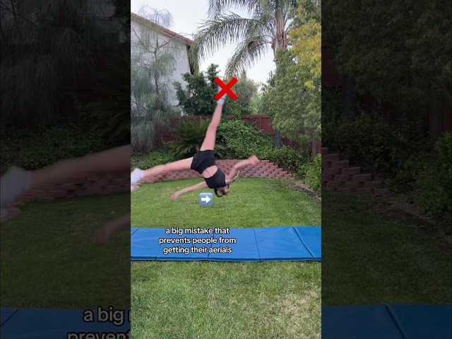 Learn a flip RISK FREE! 😊✨#aerial #tumbling #tutorial #flip #cheer #gymnastics #dance