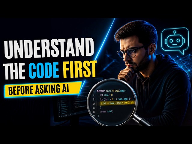 TAMIL UNDERSTAND THE CODE BEFORE ASKING THE AI TO CHANGE THE CODE, AI BEST PRACTICES | InterviewDOT