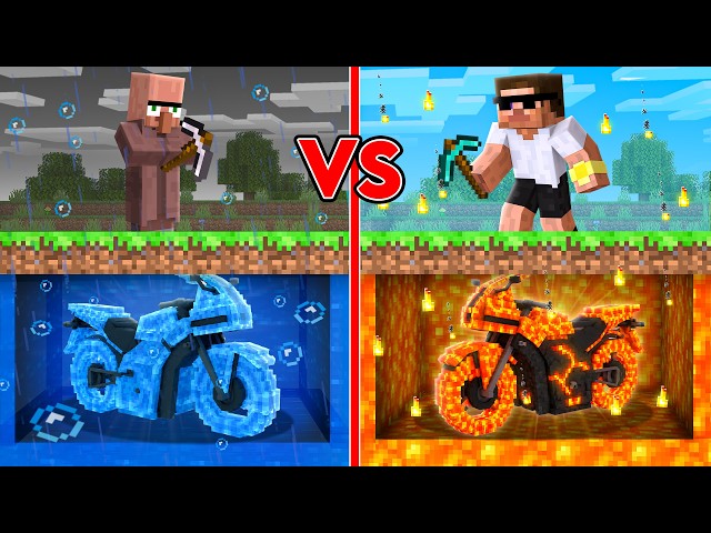 $1 vs $100,000 BIKE Mining Challenge in Minecraft @realdoorbin