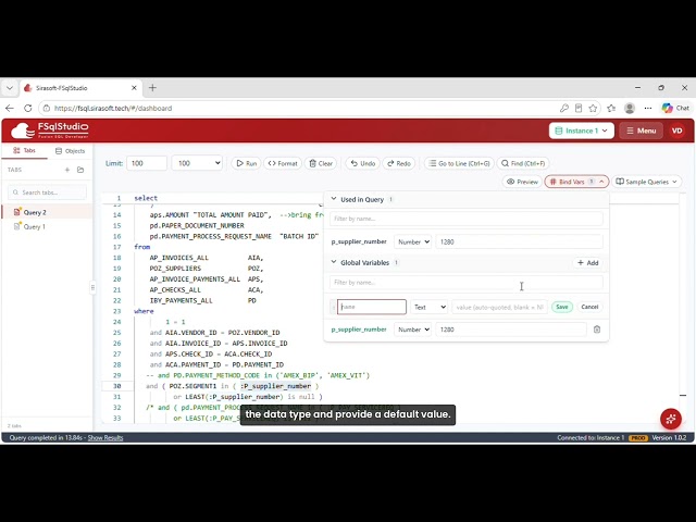 3. SQL Editor