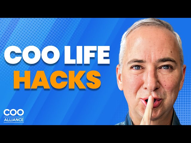 How to Be a Great COO and Achieve Work Life Integration