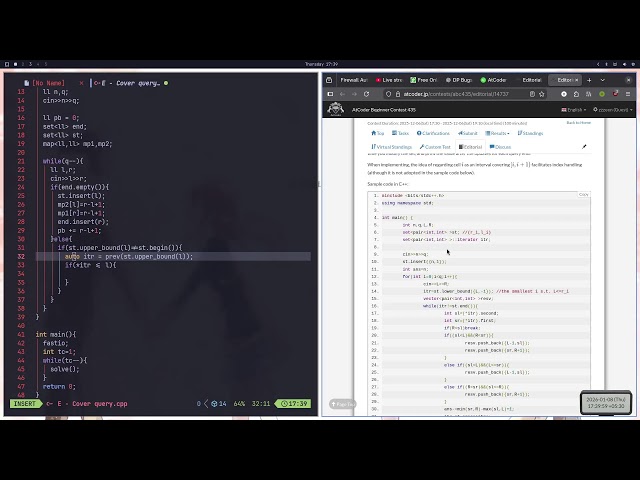 Solving DSA Problems | Leetcode * Codeforces * AtCoder | ZZZEEN LIVE