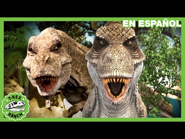 Parque de T-Rex | ¡El Misterio del T-Rex Gigante! | Videos de dinosaurios y juguetes para niños
