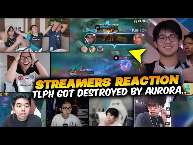 DJY, OHMYVEENUS, DESZ, BRANZ, R7 FREAKED OUT TO TLPH GOT DESTROYED BY AURORA  | TLPH vs AURORA