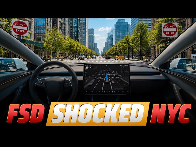 We Tried Tesla FSD 14.3.6 in Manhattan!