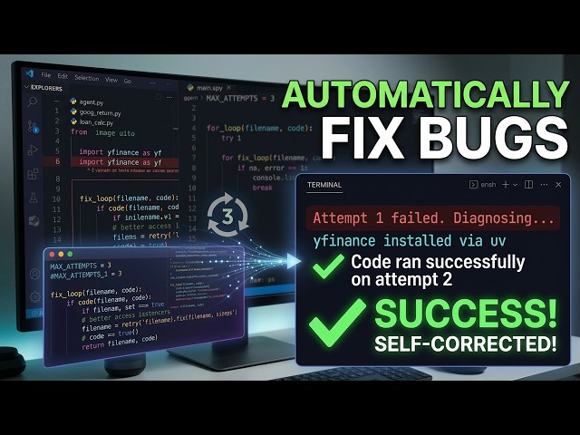 Build a Coding Agent From Scratch: Error Handling & Self-Correction (Part 3)