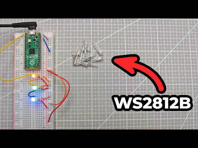 How To Control WS2812B Individually Addressable LEDs using the Raspberry Pi Pico