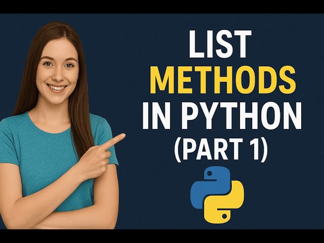 11 List Methods In Python 🐍 (Part_1)