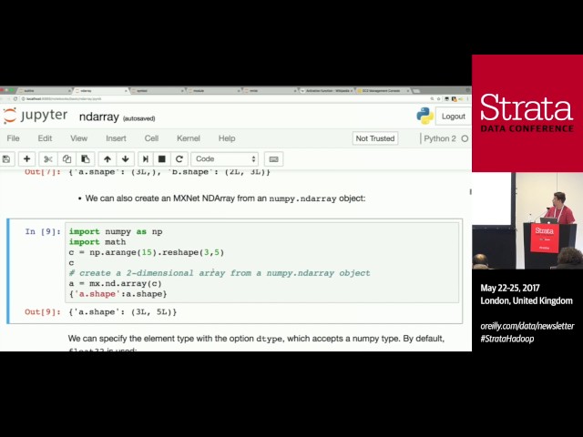 Tutorial on distributed deep learning using apache mxnet: part 2