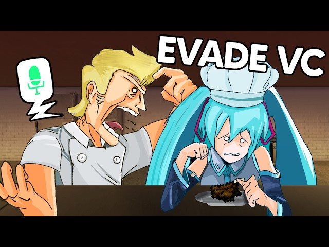 TROLLING AS MIKU IN EVADE VC 3 | Roblox Evade VC Funny Moments