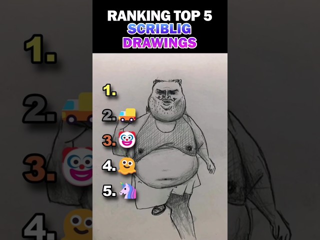 Ranking Top 5 Scriblig Drawings!