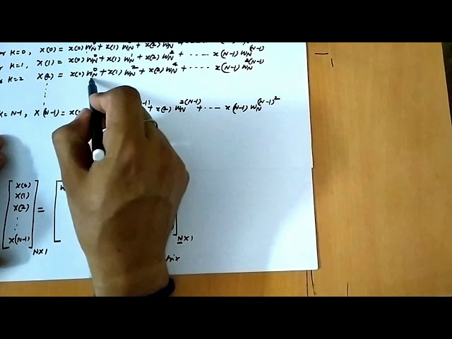 Discrete Fourier Transform Matrix method | DFT | | Digital Signal Processing | | DSP |