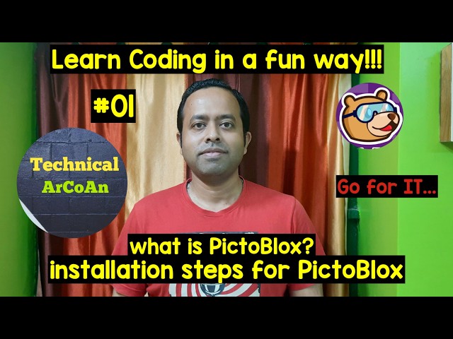 PictoBlox Tutorial for Beginners(Part-1) | What is Coding? | Download & Install PictoBlox #PictoBlox