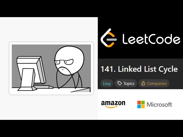 LeetCode #141 Linked List Cycle | Big Tech Interview Question (Java)