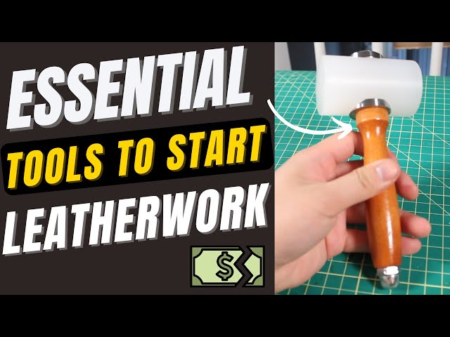 Leathercraft Tools for Beginners – The Essential Kit You Actually Need