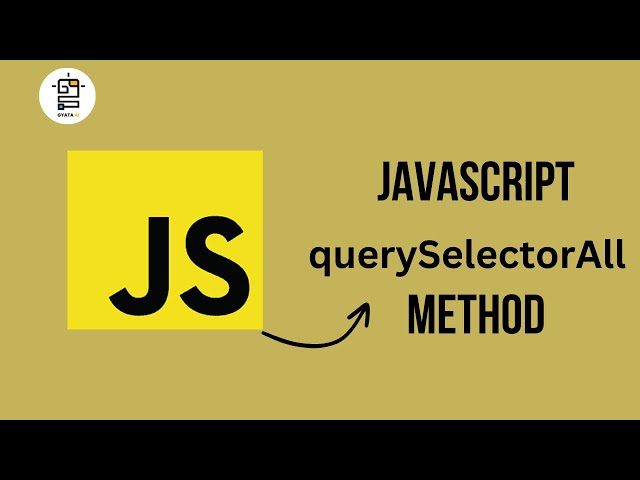 JavaScript querySelectorAll || JavaScript Method