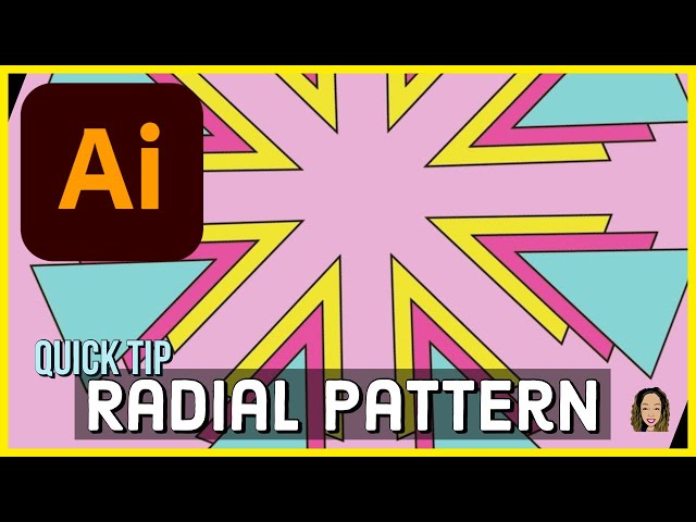 Adobe Illustrator on IPad : Radial Pattern - (Quick Tutorial)