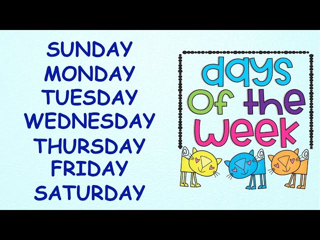 Days of the Week || With spellings|| Slow Version for Kids to learn Spellings Easily||Days in a week