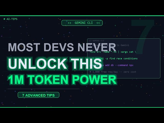 7 Gemini CLI Tricks Most Devs Never Find ??