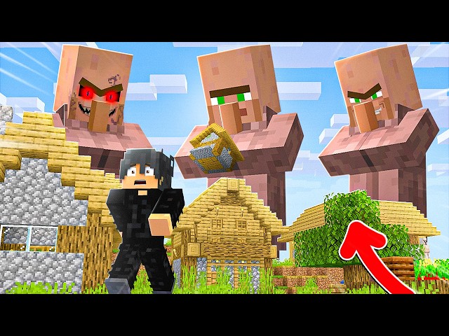 Villagers Became GIANT to DOMINATE Everything in Minecraft...