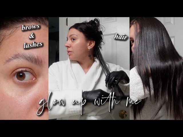 Wedding prep with me // Keratin treatment, brow lamination, at home lash extensions & more