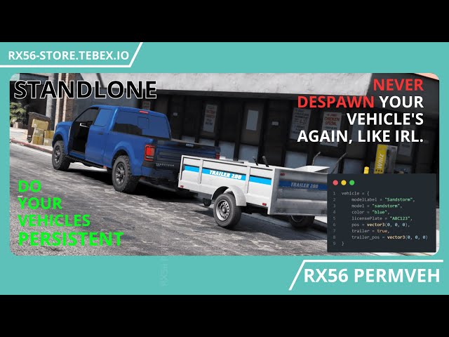 RX56 PERM VEHICLES SCRIPT [FIVEM] [PAID]