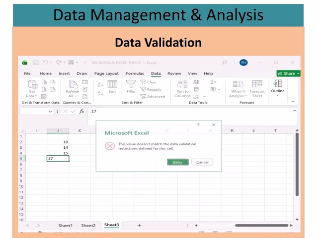 MS Excel Training  chapter 2